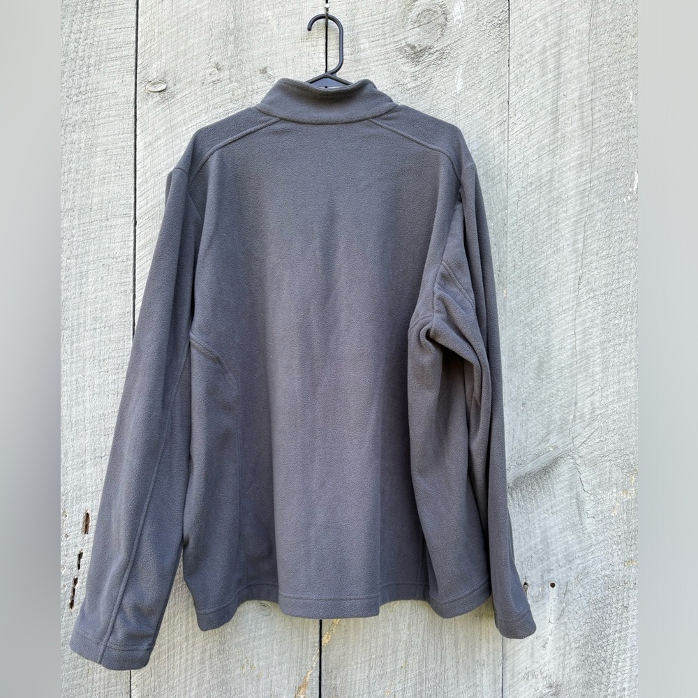 Urban Frontier grey polar fleece sweater/jacket long sleeve zippered front XL - Picture 2 of 5